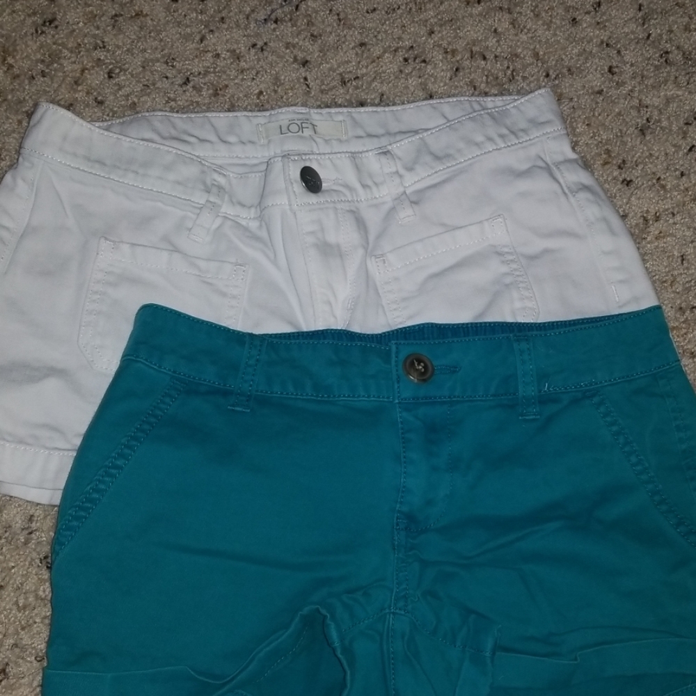 Ann Taylor and SO short shorts size 0